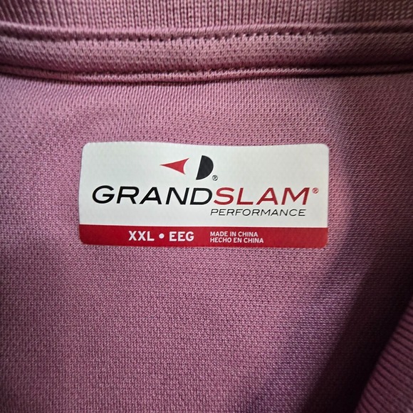 Grand Slam Mens 2XL Short Sleeve Golf Polo Shirts Lot of 2 - Picture 11 of 14